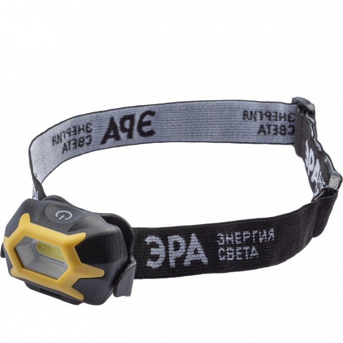 Фонарь налобный светодиодный ЭРА РАБОЧИЕ ПРАКТИК GB-701 на батарейках с адаптивным уголом наклона 3 режима желто-черный B0027819 Фонарь налобный светодиодный ЭРА РАБОЧИЕ ПРАКТИК GB-701 на батарейках с адаптивным уголом наклона 3 режима желто-черный B0027819