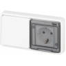 Блок розетка с выключателем ЭРА ЭКСПЕРТ 11-7521-01 IP55 16А (10AX)-250В СУ белый B0063261