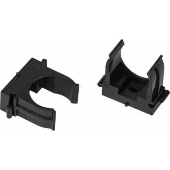 Держатель для труб (клипса) ЭРА Б0062029 d16мм CLIP-16-B-MP прямой монтаж черный