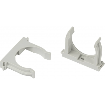 Держатель для труб (клипса) ЭРА Б0062103 d16мм CLIP-16-G-MP прямой монтаж серый