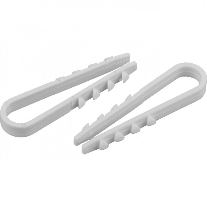 Дюбель-хомут ЭРА для круглого кабеля 19-25мм белый 100шт ЭРА B0045083 Дюбель-хомут ЭРА для круглого кабеля 19-25мм белый 100шт ЭРА B0045083