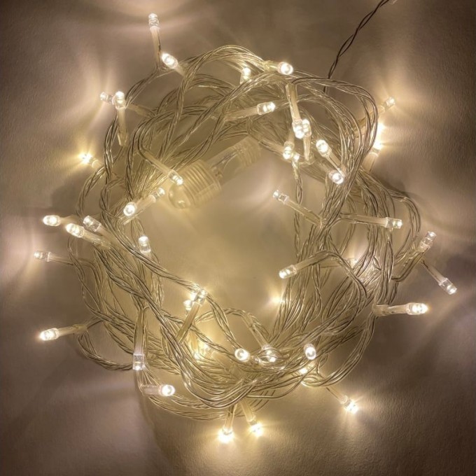 Гирлянда ЭРА ENON-5B LED Нить 5 м теплый свет 24V IP44 B0041904 Гирлянда ЭРА ENON-5B LED Нить 5 м теплый свет 24V IP44 B0041904