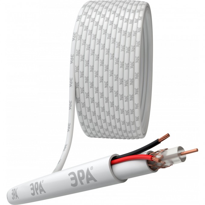 Кабель для аналогового видеонаблюдения ЭРА K-0.5-PVC B0052732 Кабель для аналогового видеонаблюдения ЭРА K-0.5-PVC B0052732