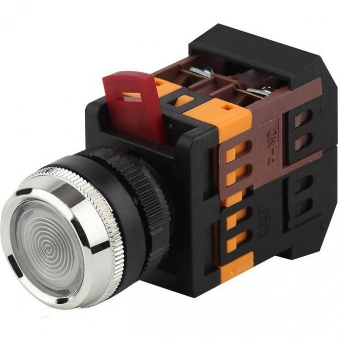 Кнопка ЭРА ABLFS-22 бел. D22мм неон/240В 1з+1р BBT30-ABLFS-K01E Б0045653 B0045653 Кнопка ЭРА ABLFS-22 бел. D22мм неон/240В 1з+1р BBT30-ABLFS-K01E Б0045653 B0045653