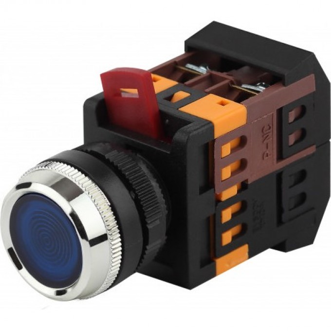 Кнопка ЭРА ABLFS-22 син. D22мм неон/240В 1з+1р BBT30-ABLFS-K07E Б0045657 B0045657 Кнопка ЭРА ABLFS-22 син. D22мм неон/240В 1з+1р BBT30-ABLFS-K07E Б0045657 B0045657