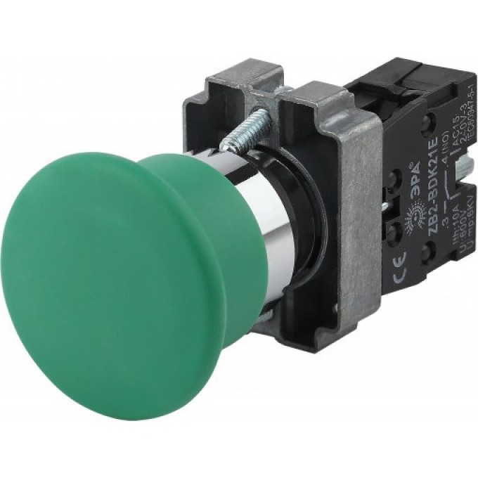 Кнопка ЭРА LAY5-BC31 "ГРИБОК" 1з BBG70-BC-K06E зел. Б0045641 B0045641 Кнопка ЭРА LAY5-BC31 "ГРИБОК" 1з BBG70-BC-K06E зел. Б0045641 B0045641
