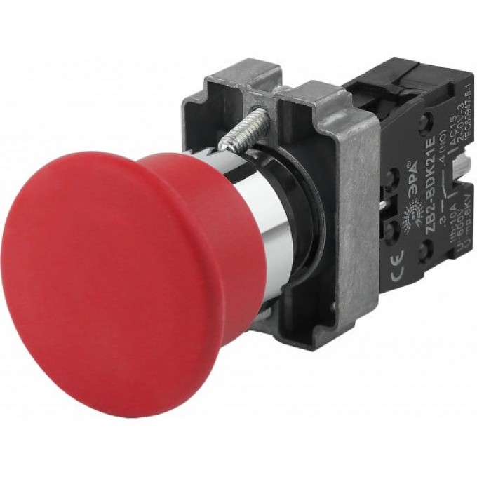 Кнопка ЭРА LAY5-BC41 "ГРИБОК" 1з BBG70-BC-K04E красн. Б0045642 B0045642 Кнопка ЭРА LAY5-BC41 "ГРИБОК" 1з BBG70-BC-K04E красн. Б0045642 B0045642