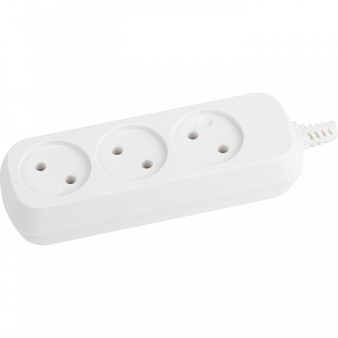 Колодка ЭРА KX-3 3 розетки без зазeмления B0028331 Колодка ЭРА KX-3 3 розетки без зазeмления B0028331