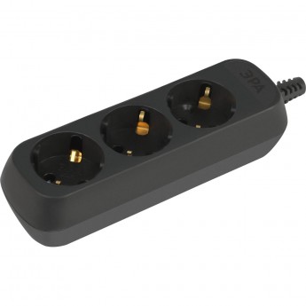 Колодка удлинителя ЭРА Б0061718 KX-3e-B 3-м с заземлением черный