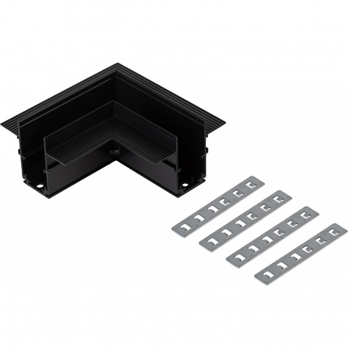 Коннектор ЭРА TRM-R20-CC-B угловой для встраиваемого магнитного шинопровода NOVA TRM-R20 черный B0054782 Коннектор ЭРА TRM-R20-CC-B угловой для встраиваемого магнитного шинопровода NOVA TRM-R20 черный B0054782