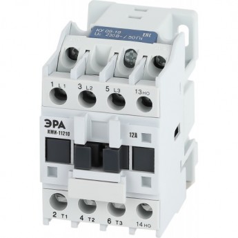 Контактор ЭРА PRO KKM11-012-230-10-E КМИ-11210 12А 230В/АС3 1НО Контактор ЭРА PRO KKM11-012-230-10-E КМИ-11210 12А 230В/АС3 1НО