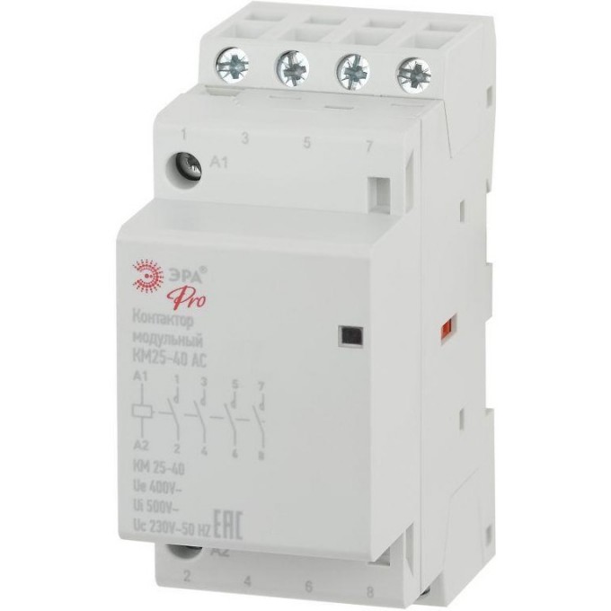 Модульный контактор ЭРА PRO NO902298 КМ2540 AC B0049163 Модульный контактор ЭРА PRO NO902298 КМ2540 AC B0049163