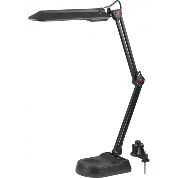 Настольный светильник ЭРА NL-202-G23-11W-BK с лампой PL на струбцине и с основанием черный C0041459 Настольный светильник ЭРА NL-202-G23-11W-BK с лампой PL на струбцине и с основанием черный C0041459