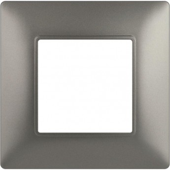 Рамка для розеток и выключателей ЭРА ELEGANCE Б0065801 14-5001-16 на 1 пост титан