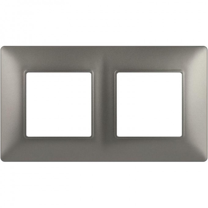 Рамка для розеток и выключателей ЭРА ELEGANCE Б0065815 14-5002-16 на 2 поста титан B0065815 Рамка для розеток и выключателей ЭРА ELEGANCE Б0065815 14-5002-16 на 2 поста титан B0065815