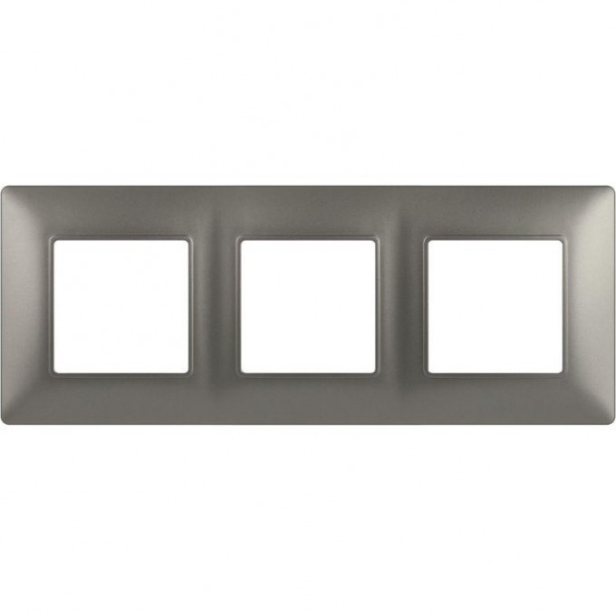 Рамка для розеток и выключателей ЭРА ELEGANCE Б0065817 14-5003-16 на 3 поста титан B0065817 Рамка для розеток и выключателей ЭРА ELEGANCE Б0065817 14-5003-16 на 3 поста титан B0065817
