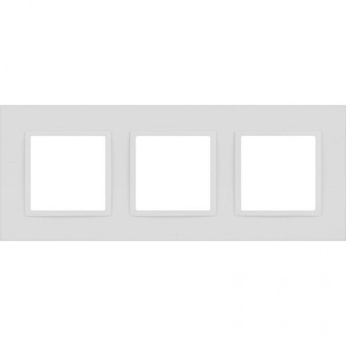 Рамка для розеток и выключателей ЭРА ELEGANCE Б0065826 14-5013-01М Classic на 3 поста матовый белый B0065826 Рамка для розеток и выключателей ЭРА ELEGANCE Б0065826 14-5013-01М Classic на 3 поста матовый белый B0065826
