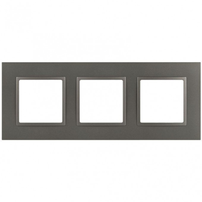 Рамка для розеток и выключателей ЭРА ELEGANCE Б0065827 14-5013-16 Classic на 3 поста титан B0065827 Рамка для розеток и выключателей ЭРА ELEGANCE Б0065827 14-5013-16 Classic на 3 поста титан B0065827