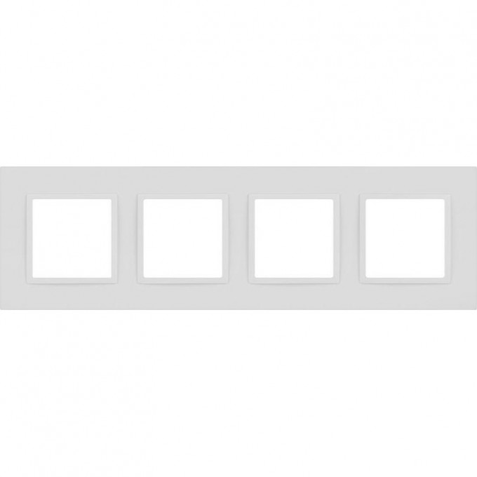 Рамка для розеток и выключателей ЭРА ELEGANCE Б0065828 14-5014-01М Classic на 4 поста матовый белый B0065828 Рамка для розеток и выключателей ЭРА ELEGANCE Б0065828 14-5014-01М Classic на 4 поста матовый белый B0065828