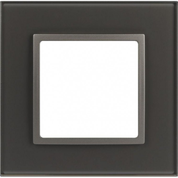 Рамка для розеток и выключателей ЭРА ELEGANCE Б0065833 14-5101-16 на 1 пост стекло титан B0065833 Рамка для розеток и выключателей ЭРА ELEGANCE Б0065833 14-5101-16 на 1 пост стекло титан B0065833