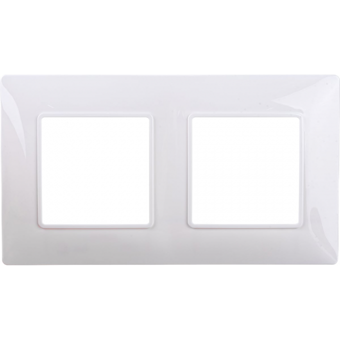 Рамка на 2 поста ЭРА ELEGANCE 14-5002-01 белый B0034387