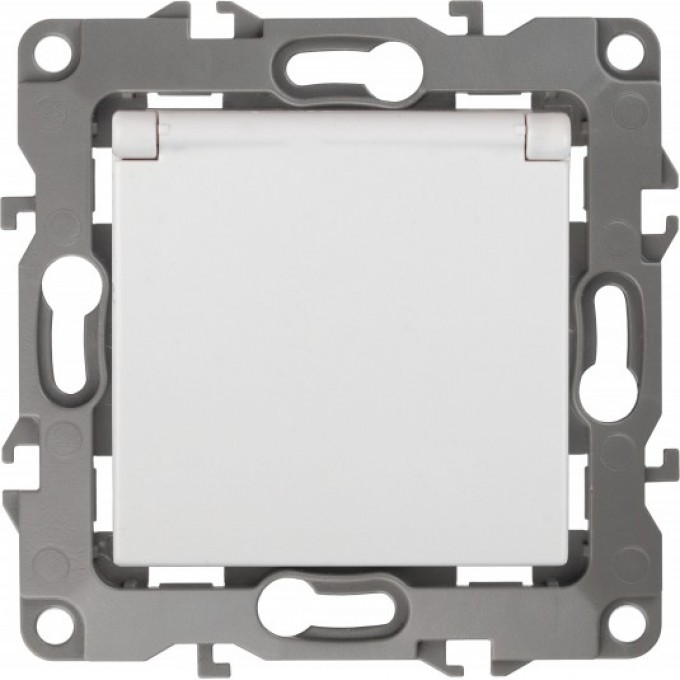 Розетка ЭРА 12-2103-01 2P+E SCHUKO со шторками с крышкой 16A-250В IP20 ЭРА 12 белый B0014693 Розетка ЭРА 12-2103-01 2P+E SCHUKO со шторками с крышкой 16A-250В IP20 ЭРА 12 белый B0014693