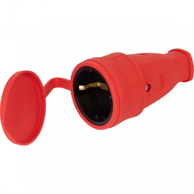 Розетка ЭРА Б0055419 RX10-R-IP44 16А IP44 прямая с заземлением каучук красный B0055419 Розетка ЭРА Б0055419 RX10-R-IP44 16А IP44 прямая с заземлением каучук красный B0055419