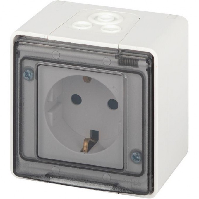 Розетка ЭРА ЭКСПЕРТ 11-2501-01 2P+E IP55 16А-250В ОУ белый B0063294 Розетка ЭРА ЭКСПЕРТ 11-2501-01 2P+E IP55 16А-250В ОУ белый B0063294