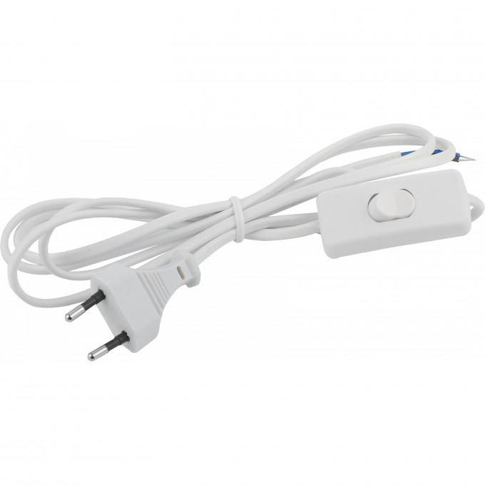 Шнур для бра ЭРА 1.8м с выкл. ШВВП 2х0.5 бел. UX-ШВВП-S-1.8m-W Б0044071 B0044071 Шнур для бра ЭРА 1.8м с выкл. ШВВП 2х0.5 бел. UX-ШВВП-S-1.8m-W Б0044071 B0044071