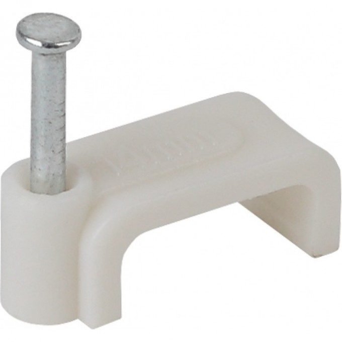 Скоба ЭРА 10мм плоская пластиковая 50шт B0038909 Скоба ЭРА 10мм плоская пластиковая 50шт B0038909