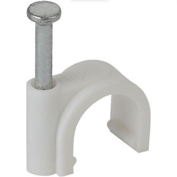 Скоба ЭРА Б0038892 7мм круглая пластиковая 50шт. B0038892 Скоба ЭРА Б0038892 7мм круглая пластиковая 50шт. B0038892