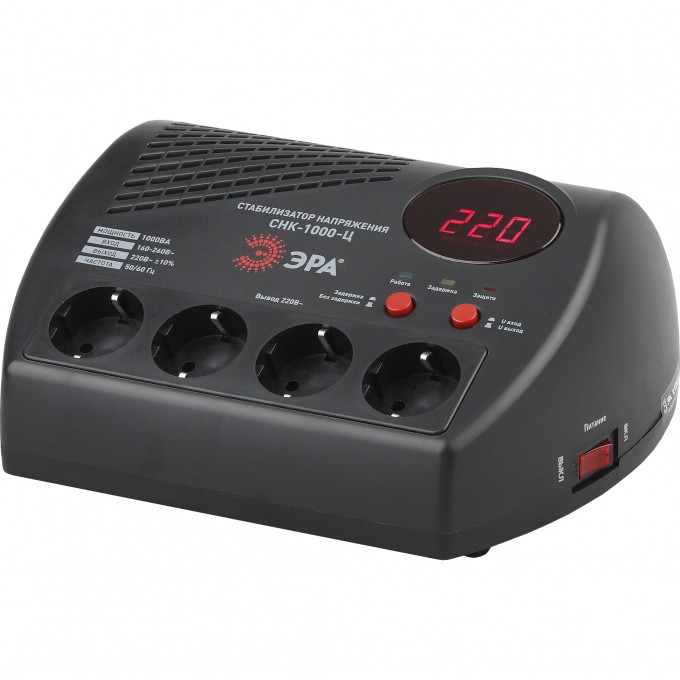 Стабилизатор ЭРА СНК-1000-Ц B0031072 Стабилизатор ЭРА СНК-1000-Ц B0031072