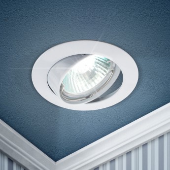 Светильник ЭРА KL1A WH литой простой пов. MR1612V/220V 50W белый Светильник ЭРА KL1A WH литой простой пов. MR1612V/220V 50W белый