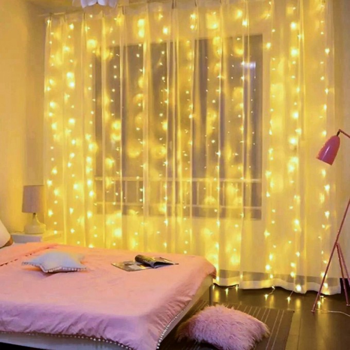 Светодиодная новогодняя гирлянда ЭРА ЕNIG - 320W ЗАНАВЕС 8 режимов 3*2 м теплый белый 320 LED IP20 220 V B0051872 Светодиодная новогодняя гирлянда ЭРА ЕNIG - 320W ЗАНАВЕС 8 режимов 3*2 м теплый белый 320 LED IP20 220 V B0051872