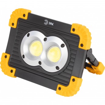 Светодиодный фонарь ЭРА РАБОЧИЕ ПРАКТИК PA-803 прожектор аккумуляторный на батарейках 10 Вт COB + 3 Вт LED 4 режима