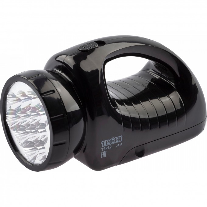 Светодиодный фонарь ЭРА ТРОФИ TSP12 прожекторный аккумуляторный со встроенным светильником C0045551