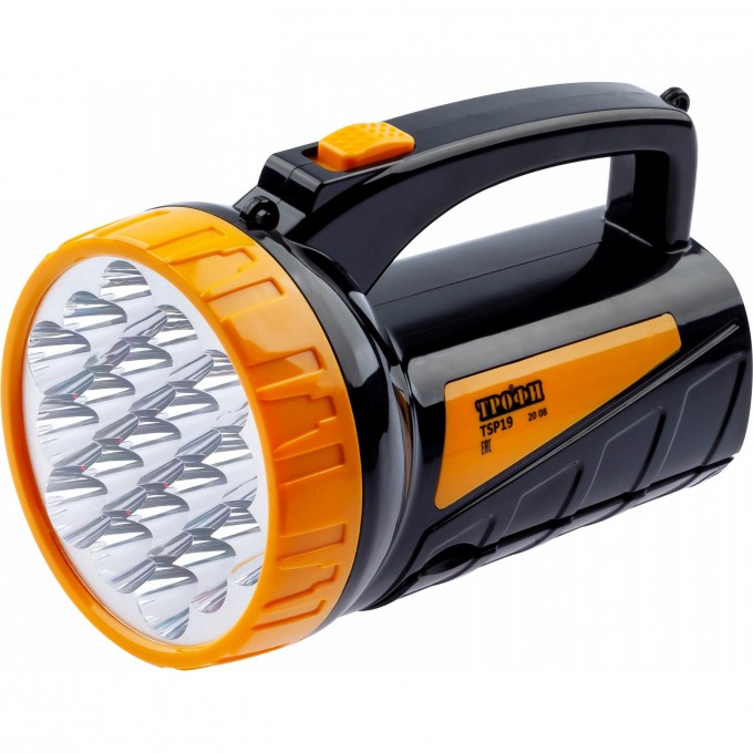 Светодиодный фонарь ЭРА ТРОФИ TSP19 прожекторный аккумуляторный со встроенным светильником C0045552