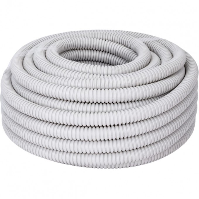 Труба гофрированная ПВХ ЭРА легкая d20 мм с протяжкой серый (уп. 20 м) B0036989 Труба гофрированная ПВХ ЭРА легкая d20 мм с протяжкой серый (уп. 20 м) B0036989