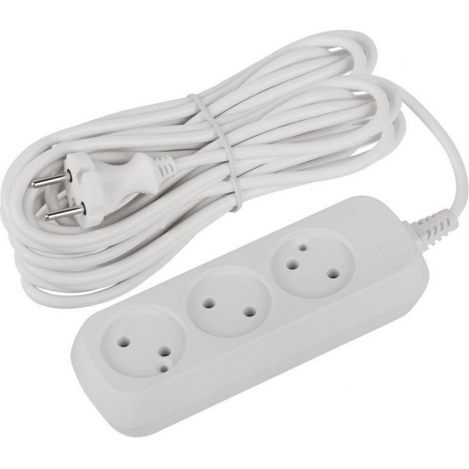 Удлинитель электрический ЭРА UDL-10-3100 Greenline 3 розетки без заземления 10м ПВС 2х1кв.мм B0065024