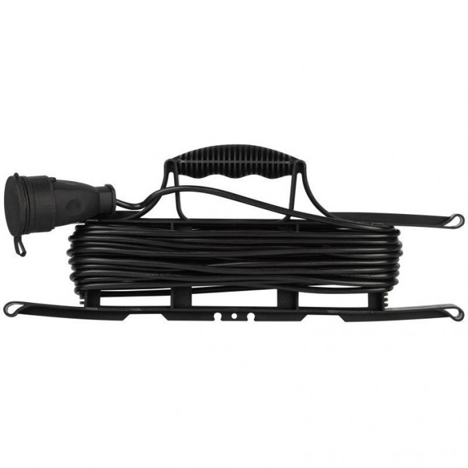 Удлинитель силовой ЭРА Б0065090 GREEN LINE FR-6-10m на рамке 1 розетка без заземления 10м ПВС 2х0.75кв.мм B0065090