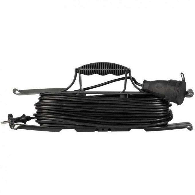 Удлинитель силовой ЭРА Б0065100 GREEN LINE FR-6-20m на рамке 1 розетка без заземления 20м ПВС 2х0.75кв.мм B0065100