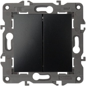 Выключатель ЭРА ELEGANCE 14-1104-05 10А IP20 250В 10AX антрацит