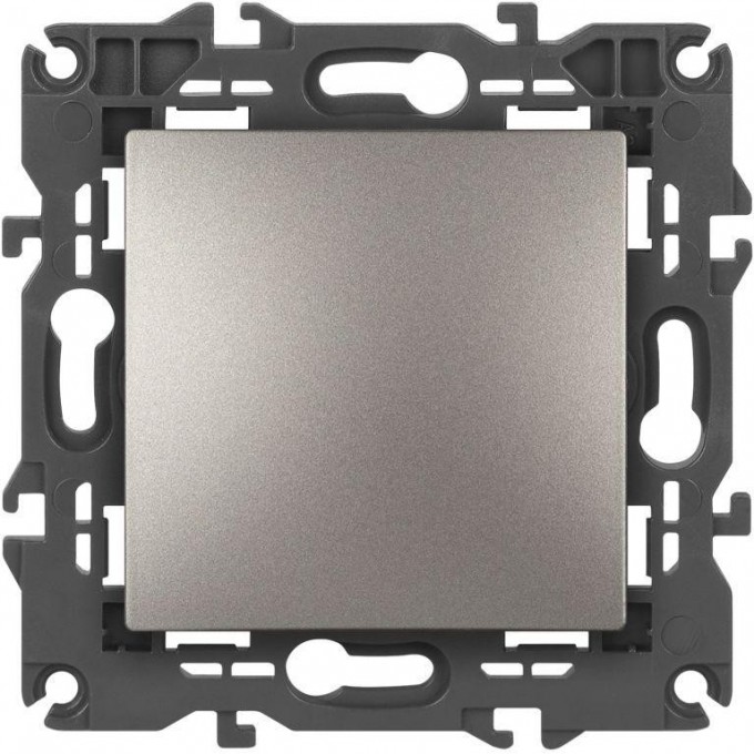 Выключатель ЭРА ELEGANCE Б0065782 14-1101-16 10АХ-250В титан B0065782