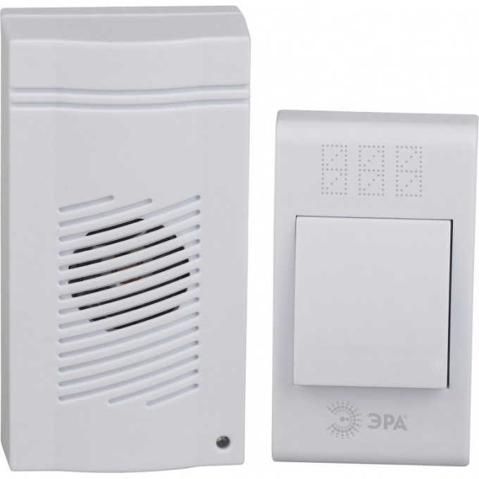 Звонок дверной ЭРА C51 беспроводной белый 32 мелодии B0018092