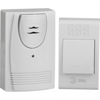 Звонок дверной ЭРА C61 беспроводной белый 32 мелодии